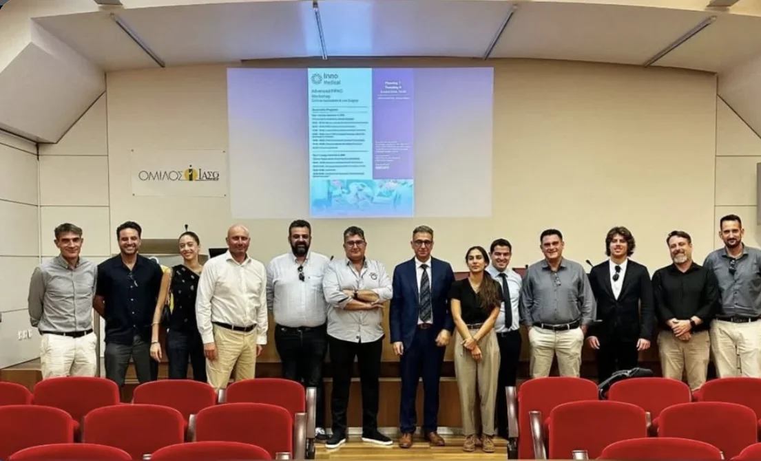 Teilnehmende des PIPAC-Workshops an der IASO Klinik in Athen